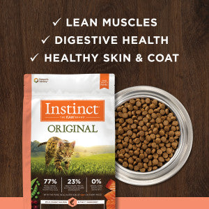 Instinct Original Grain Free Dry Cat Food - Salmon - 4.5lbBag